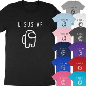 U Sus Bro Among Us Imposter Game Suspicious Crewmate Gift Super Soft Cotton Unisex T-Shirt