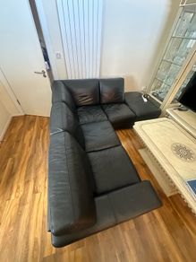 Leather L Shaped Couch
