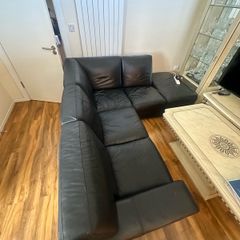 Leather L Shaped Couch