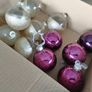 x1 Box of x12 Glass Baubles Image 8