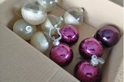 x1 Box of x12 Glass Baubles