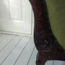 Antique Victorian mahogany chaise Image 4