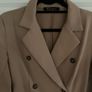 Elegant blazer dress in beige color Image 2