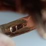 9ct gold sapphire ring size M Image 7
