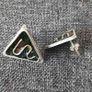 2x  silver earrings Image 4