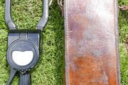 Vintage Ferranti Clip on Ammeter Clamp, in the original leather case