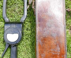 Vintage Ferranti Clip on Ammeter Clamp, in the original leather case