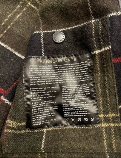 Barbour Ogston Wax Jacket Navy