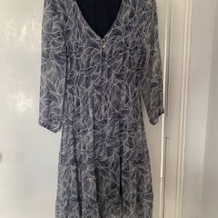 Lined Blue dress