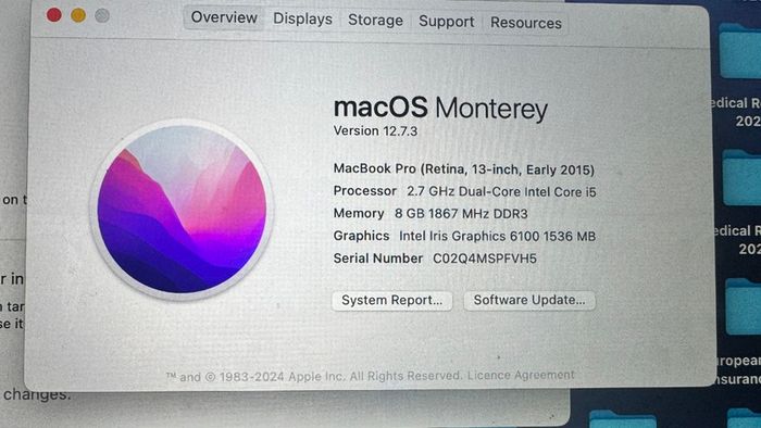 Apple MacBook Pro Retina 13-inch Early 2015