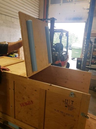 Large wooden storage crate. Multipurpose crate