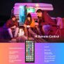 12M(2 x 6M) Music Sync Colour Changing RGB LED Strip 44-Key Remote, Sensitive Built-in Mic, App Controlled LED Lights, 5050 RGB LED Light Strip(APP+Remote+Mic+3 Button Switch) [Energy Class A+] Image 7