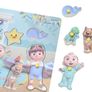 Character Wooden Peg Board Children's Learning Puzzle - Toddler Toys - Age 18m + Image 4