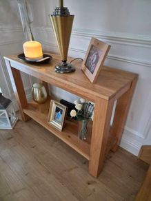 Oak Console table