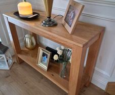 Oak Console table