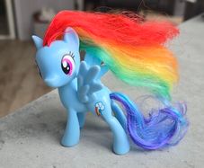 Rainbow Dash Reboot Brushable 3 inch G4 My Little Pony 2016