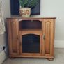 Solid Wood TV Media Cabinet with CD Storage Image 3