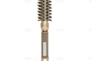 Nano Thermal Ceramic &amp; Ionic Round Barrel Vented Hair Brush With Boar Bristle #25