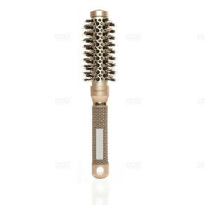 Nano Thermal Ceramic & Ionic Round Barrel Vented Hair Brush With Boar Bristle #25