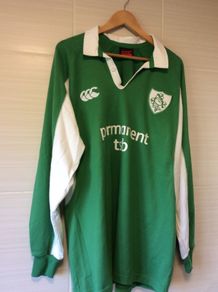 Ireland Rugby Jersey. Triple Crown Winning Jersey Year 2006. Official Canterbury Home Jersey. Authentic Original From The Time. Not A Modern Day Remake.