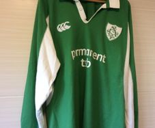 Ireland Rugby Jersey. Triple Crown Winning Jersey Year 2006. Official Canterbury Home Jersey. Authentic Original From The Time. Not A Modern Day Remake.