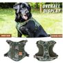 Tactical Dog Harness for Walking Hiking Hunting, Reflective Dog MOLLE Vest Harness with Handle, Working Training Easy Control Service Vest Harnesses Image 2