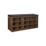 Shoe bench with 15 compartments Image 5