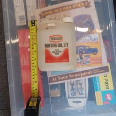 Texaco motor oil container