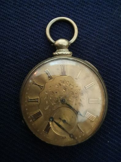 Gold pocket watch