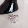 Platinum Plated Crystal Ring Image 4