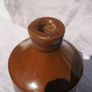 Stoneware antique ink bottle (large size 7.5" high) - made by Joseph Bourne of Denby (1880's - 1910's). Superb condition with remnants of label. Image 8