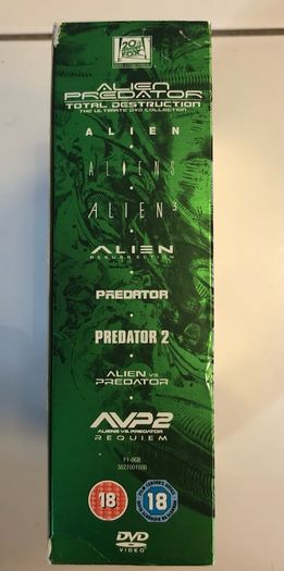 Alien Predator - Total Destruction Ultimate dvd set