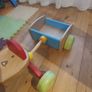Early Learning Center Wooden Push Bike with the Wagon Cart Image 4