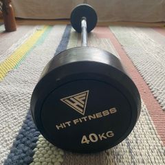 40kg Hit Fitness Fixed Barbell, Home Gym, Dublin Collection