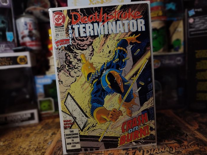 Deathstroke the Terminator ! Issue #24 ! Into the Black Dome Part 1 ! 1993 ! by DC Comics !