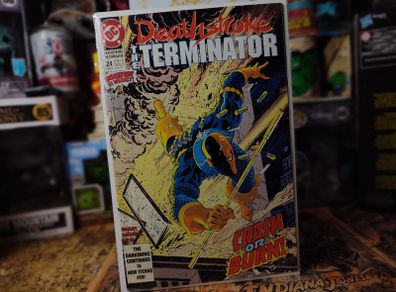 Deathstroke the Terminator ! Issue #24 ! Into the Black Dome Part 1 ! 1993 ! by DC Comics !