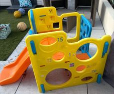 Toddler slide and play gym