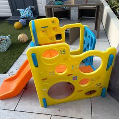 Toddler slide and play gym
