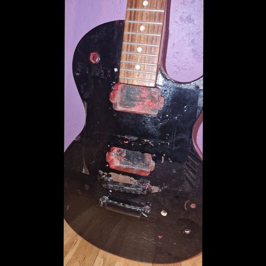 Scrap Guitar Neck And Body