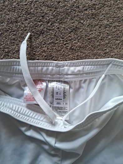 White adidas shorts age 11-12