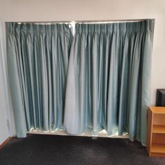 6 Pairs of Curtains & Rails
