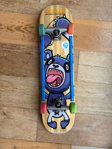 SkateXS Purple Panda Kids Skateboard