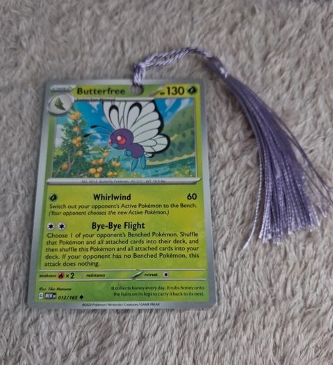 Butterfree Bookmark