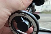 Magnetic car phone holder
