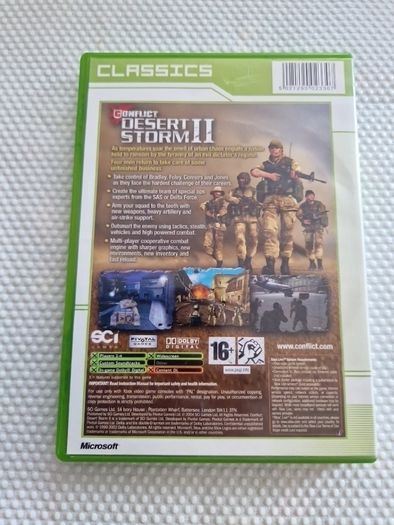 Conflict Desert Storm II Xbox Original Games Original