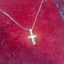 Beautiful Vintage Sterling Silver & Marcasite Cross Pendant Image 7