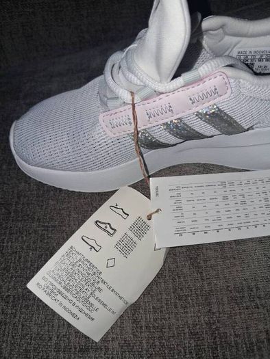 Brand New Adidas Girls Racer TR21 Trainers - Size - U.K.12K - RRP - 39.99 - Open To Offers!!