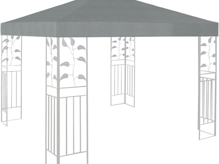 Gazebo 3 x 3m Canopy Replacement Cover,2-Tier Roof Top Covers