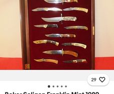 set collectable hunting knives description on ad pic