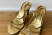 Special occasion gold heels uk 7